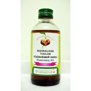 Vaidyaratnam Ayurvedic, Nishkalkan Thailam, 200 ml